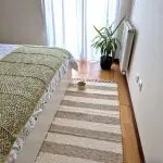 Medium Cream and Light Brown Rug - 70x140cm - Traditional Rug