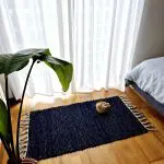 Small Dark Blue Rug - 50x100cm - Traditional Rug