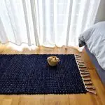 Small Dark Blue Rug - 50x100cm - Traditional Rug