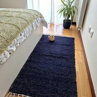 2x5 blue rug