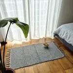 Small Light Grey Rug - 50x100cm - Traditional Rug