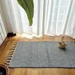 Small Light Grey Rug - 50x100cm - Traditional Rug