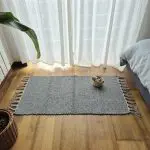 Small Light Grey Rug - 50x100cm - Traditional Rug