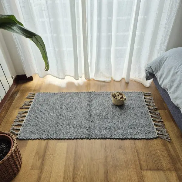 Small Light Grey Rug - 50x100cm - Traditional Rug