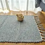Small Light Grey Rug - 50x100cm - Traditional Rug