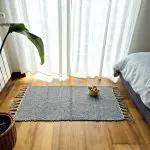 Small Light Grey Rug - 50x100cm - Traditional Rug