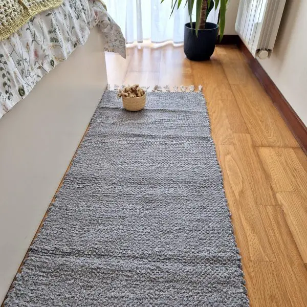 Runner Rug Light Grey - 50x200cm - Traditional Rug