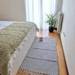 Medium Light Grey Rug - 70x140cm - Traditional Rug