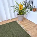 Large Forest Green Rug - 100x150cm - Traditonal Rug