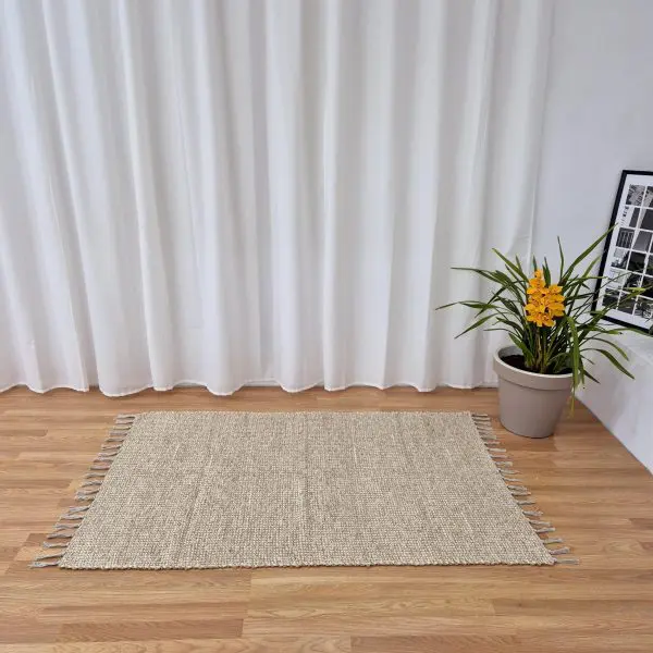 Large Light Brown Rug - 100x150cm - Traditional Rug