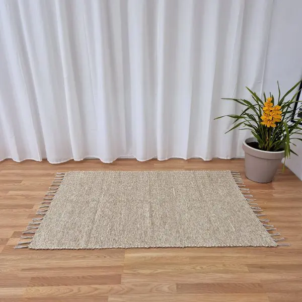 Large Light Brown Rug - 100x150cm - Traditional Rug