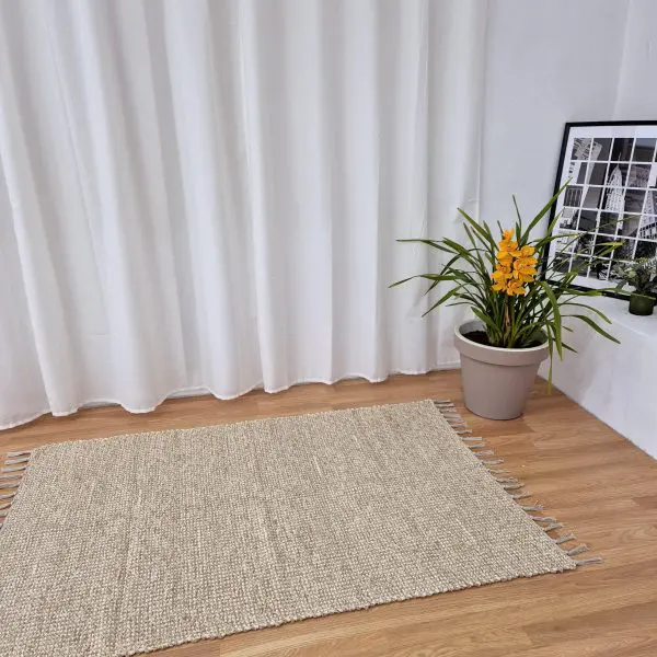 Large Light Brown Rug - 100x150cm - Traditional Rug