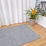 Large Light Grey Rug - 100x150cm - Traditional Rug