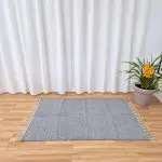 Large Light Grey Rug - 100x150cm - Traditional Rug