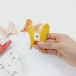 Ceramic Glazed Butterflies With Colorful Spots