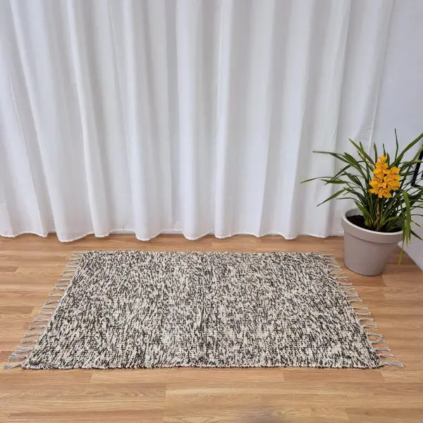 Large Mixed Brown Rug - 100x150cm - Traditional Rug