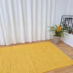 Large Mustard Yellow Cream Rug - 150x200cm - Traditional Rug