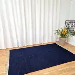 Large Dark Blue Rug - 150x200cm - Traditional Rug