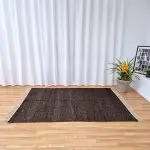 Large Cocoa Brown Rug - 150x200cm - Traditional Rug