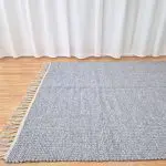 Large Light Grey Rug - 150x200cm - Traditional Rug