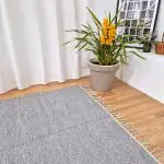 Large Light Grey Rug - 150x200cm - Traditional Rug