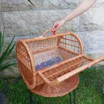 Round Pet Carrier With Cushion