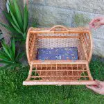 Round Pet Carrier With Cushion