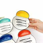 Ceramic Olive Plate With Sardines Design