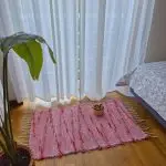 Small Pink and Red Rug - 50x100cm - Soft Rug