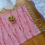 Small Pink and Red Rug - 50x100cm - Soft Rug