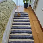 Runner Rug Cream Black Grey - 50x200cm - Soft Rug