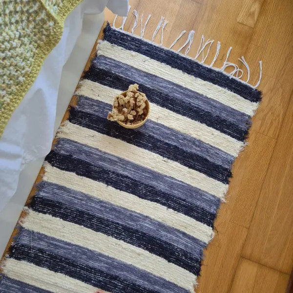 Runner Rug Cream Black Grey - 50x200cm - Soft Rug