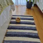 Runner Rug Cream Black Grey - 50x200cm - Soft Rug