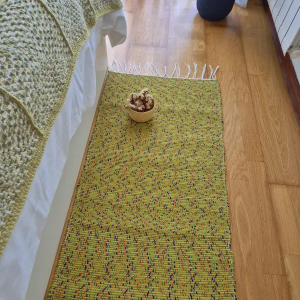 Runner Rug Green Orange Blue - 50x200cm - Traditional Rug