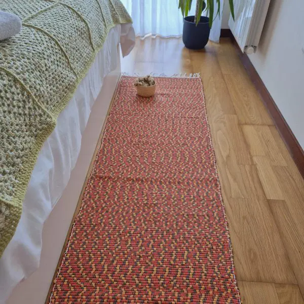 Runner Rug Orange Brown Yellow - 50x200cm - Traditional Rug