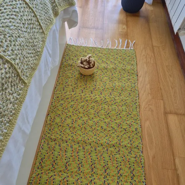 Long Runner Green Orange Blue Rug - 50x300cm - Traditional Rug