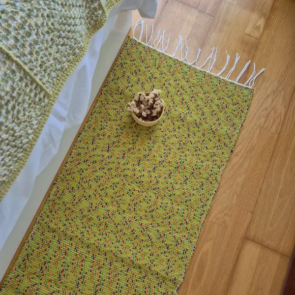 Long Runner Green Orange Blue Rug - 50x300cm - Traditional Rug