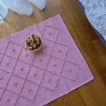 Small Pink Rug - 50x90cm - Knotted Rug