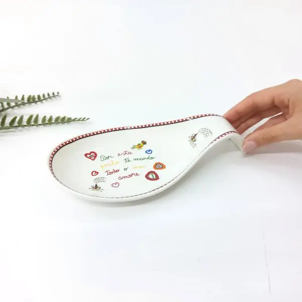 Porcelain Kitchen Spoon Base