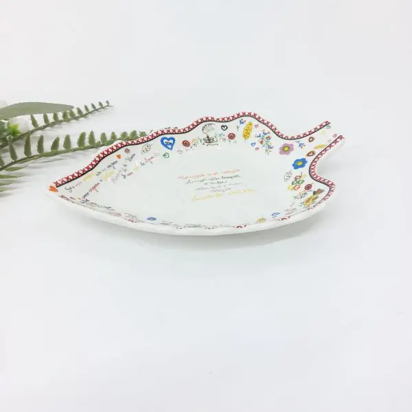 Vintage Leaf Plate Portugal