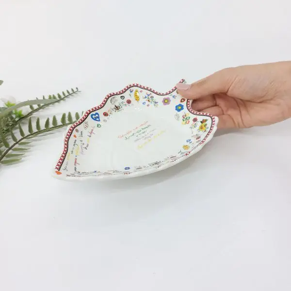 Vintage Leaf Plate Portugal