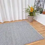 Large Light Grey Rug - 150x200cm - Traditional Rug
