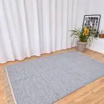 Large Light Grey Rug - 150x200cm - Traditional Rug
