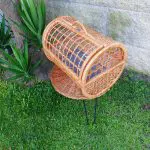 Round Pet Carrier With Cushion