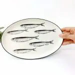 Oval Plate Sardines