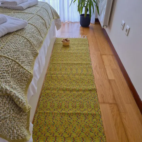 Runner Rug Green Orange Blue - 50x200cm - Traditional Rug
