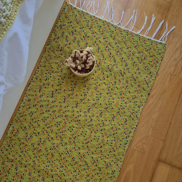 Runner Rug Green Orange Blue - 50x200cm - Traditional Rug