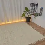 Extra Large Cream Rug - 170x240cm - Soft Rug