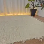 Extra Large Cream Rug - 170x240cm - Soft Rug