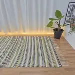 Large Camel White Green Rug - 150x200cm - Traditional Rug
